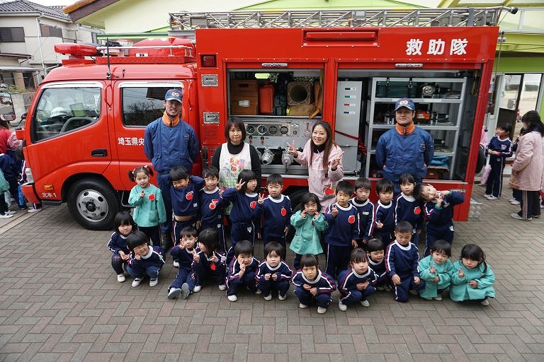11月 子ども公園園外保育・園外散歩大師様・七五三・消防署見学