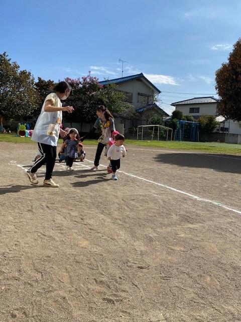10月6日　かけっこの練習をしたよ♪♪