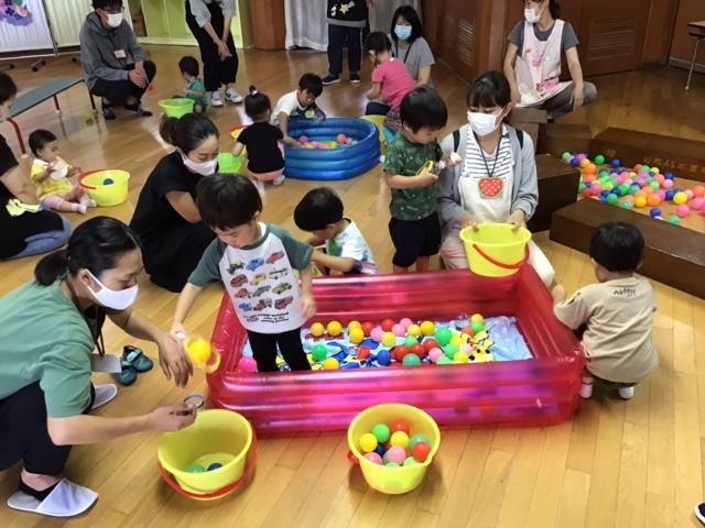 6月23日なかよしクラブ(未就園児教室)「泥んこあそび」